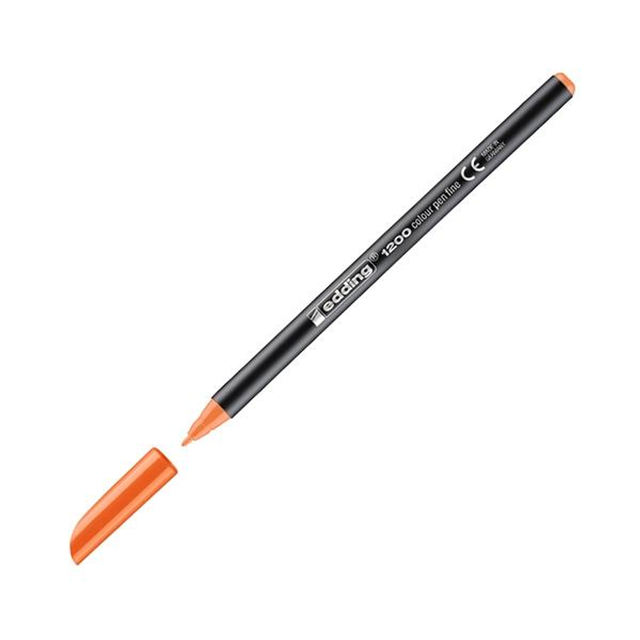 Rotulador Edding 1200 Trazo 1mm Naranja