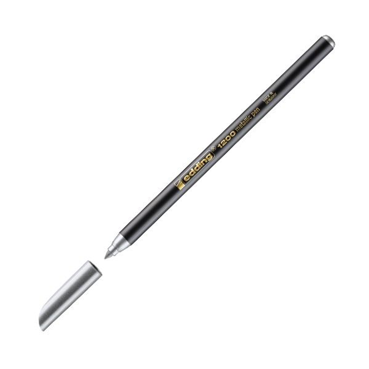 Rotulador Edding 1200 Trazo 1mm Metalizado Plata
