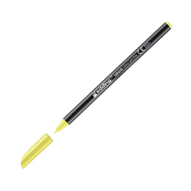 Rotulador Edding 1200 Trazo 1mm Amarillo Fluor