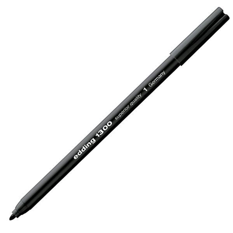 Rotulador Edding 1300 Punta Fieltro Trazo 3mm Negro