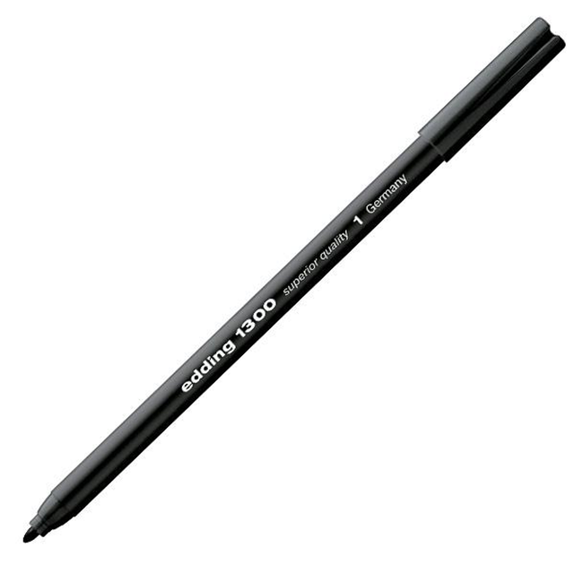 Rotulador Edding 1300 Punta Fieltro Trazo 3mm Negro