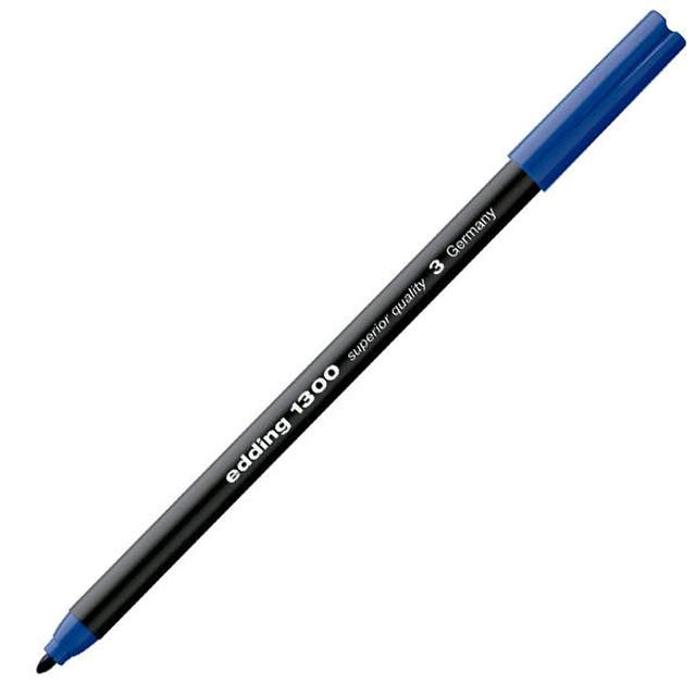 Rotulador Edding 1300 Punta Fieltro Trazo 3mm Azul