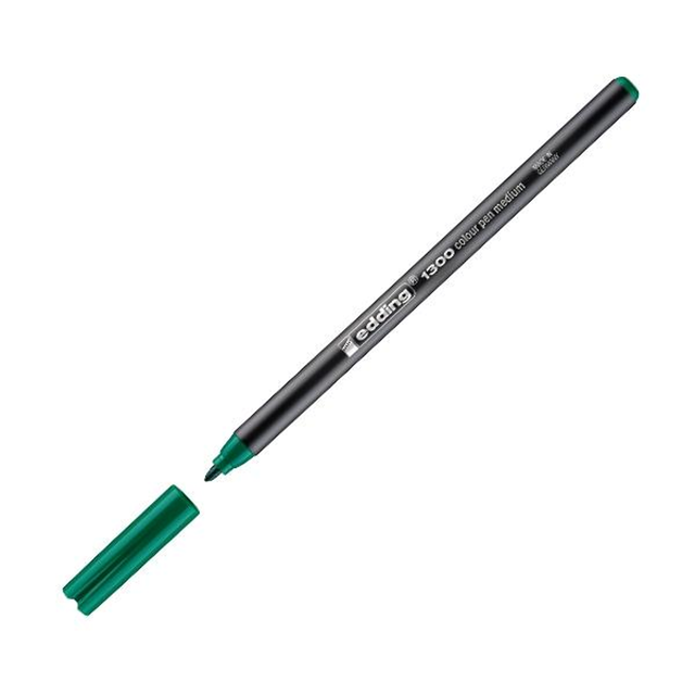 Rotulador Edding 1300 Punta Fieltro Trazo 3mm Verde