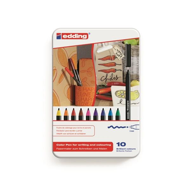 Rotulador Edding C.10 Rotuladores 1300 Trazo 2mm Surtidos
