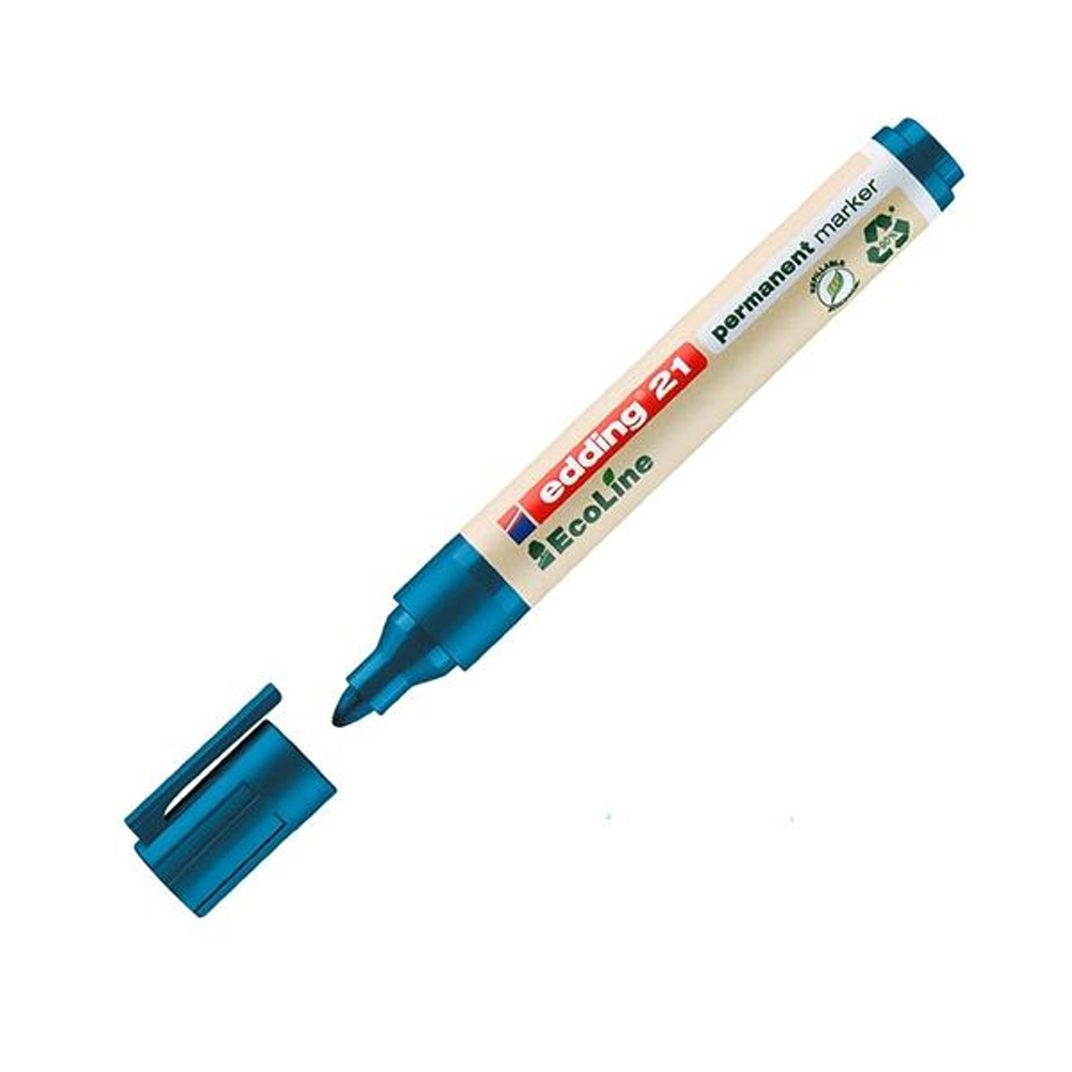 Rotulador Edding Marcador Permanente Ecoline 21 - Punta Conica - Trazo 1,5 Mm Azul