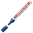 Rotulador Edding Marcador Permanente 3300 Punta Biselada Trazo 1 a 5mm Azul