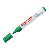 Rotulador Edding Marcador Permanente Especial Tela 4500 Punta Conica Trazo 3mm Verde