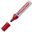 Rotulador Edding Marcador Permanente 500 Punta Biselada Trazo 2-7mm Rojo