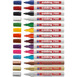 Rotulador Edding Marcador Permanente 750 Tinta Opaca Punta Conica Trazo 2-4mm Rojo - vista 2