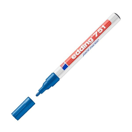Rotulador Edding Marcador Permanente 751 Trazo 1-2mm Azul