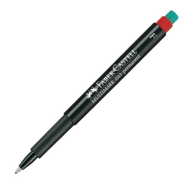 Rotulador Faber-Castell Permanente Multimark Trazo 0,6mm Rojo