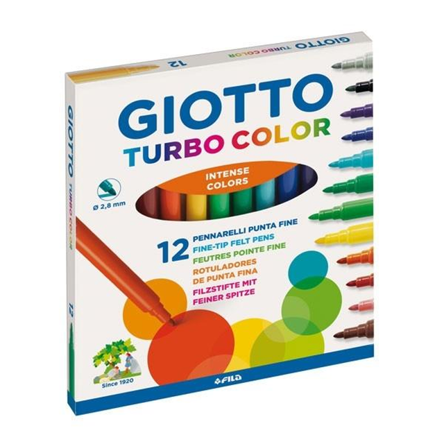 Rotulador Giotto C.12 Rotuladores Turbo Color Colores Surtidos