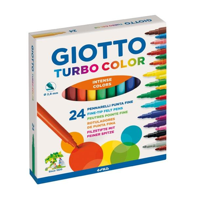 Rotulador Giotto C.24 Rotuladores Turbo Color Colores Surtidos