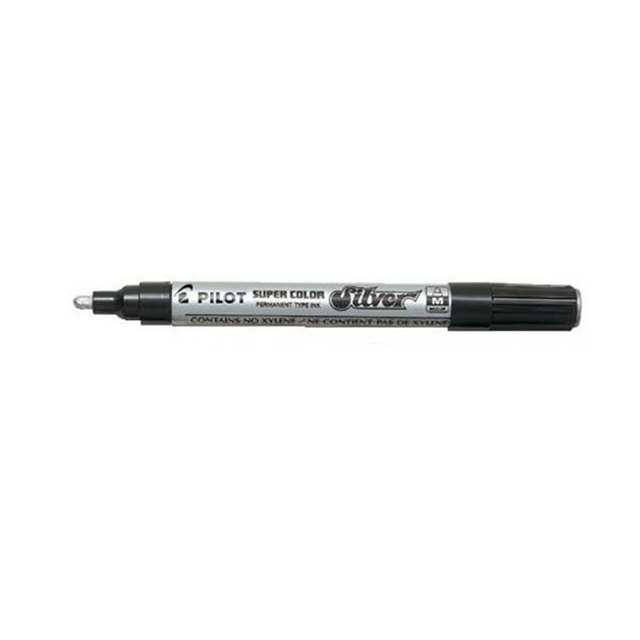 Rotulador Pilot Marcador Permanente Especial Sc-s-m Trazo 2MM Plata