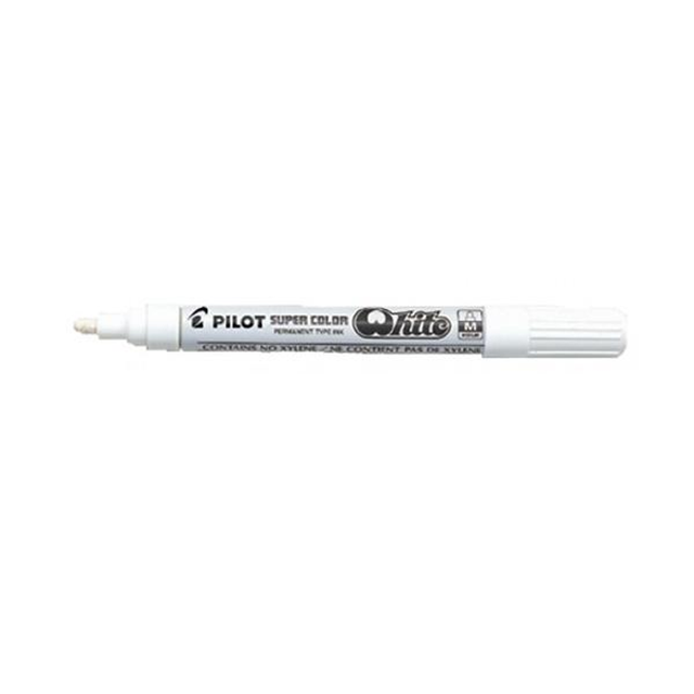 Rotulador Pilot Marcador Permanente Sc-pm - Punta Conica - Trazo 4,5 Mm - Color Blanco