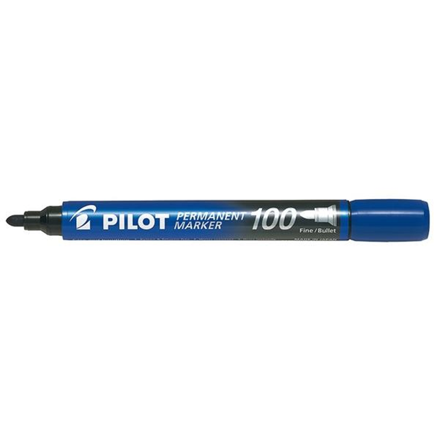 Rotulador Pilot Marcador Permanente SCA-100 Punta Conica Trazo 1mm Azul