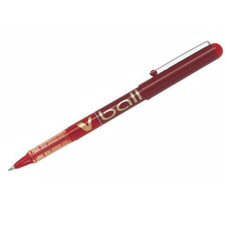Rotulador Pilot V-ball 07 Punta Bola Trazo 0,7mm Rojo