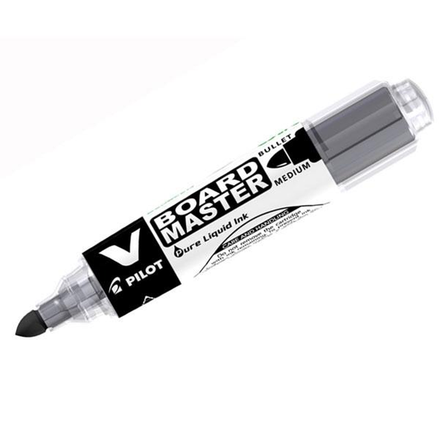 Rotulador Pilot Marcador Pizarra Recargable Vboard Master Begreen Punta Conica Negro