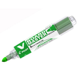 Rotulador Pilot Marcador Pizarra Recargable Vboard Master Begreen Punta Conica Verde