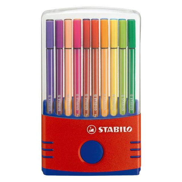 Rotulador Stabilo Paq.20 Rotuladores Acuarelables Pen 68 Color Parade Clasicos