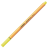 Rotulador Stabilo Point 88 Punta Fieltro Fina Trazo 0,4mm Amarillo Neon