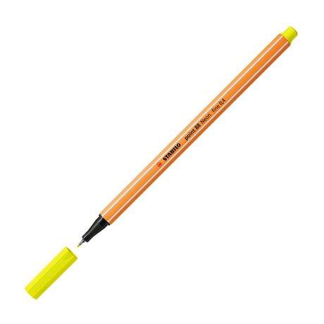 Rotulador Stabilo Point 88 Punta Fieltro Fina Trazo 0,4mm Amarillo Neon - vista 2