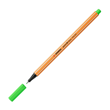 Rotulador Stabilo Point 88 Punta Fieltro Fina Trazo 0,4mm Verde Neon - vista 2