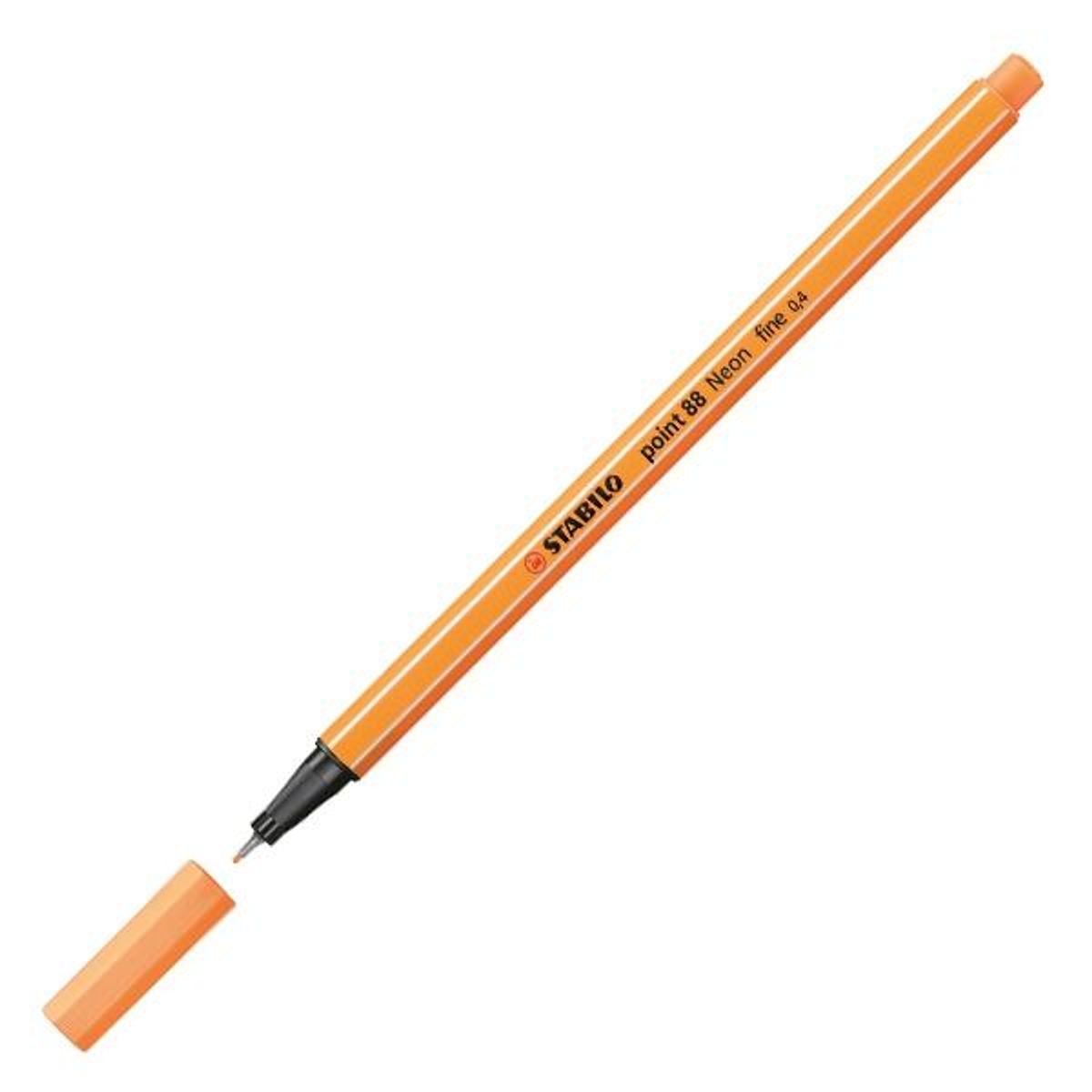 Rotulador Stabilo Point 88 Punta Fieltro Fina Trazo 0,4mm Naranja Neon