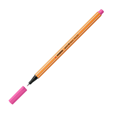 Rotulador Stabilo Point 88 Punta Fieltro Fina Trazo 0,4mm Rosa Neon - vista 2