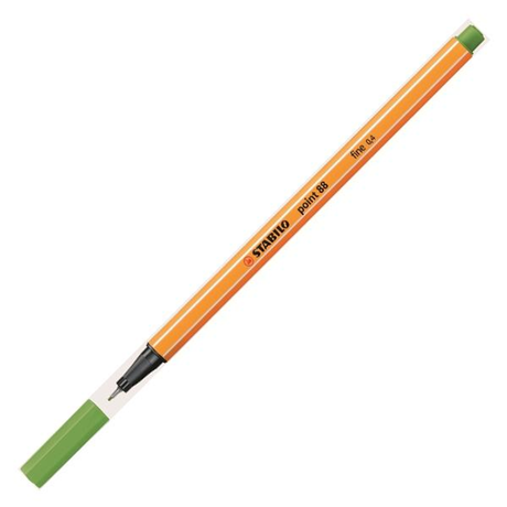 Rotulador Stabilo Point 88 Punta Fieltro Fina Trazo 0,4mm Verde Prado