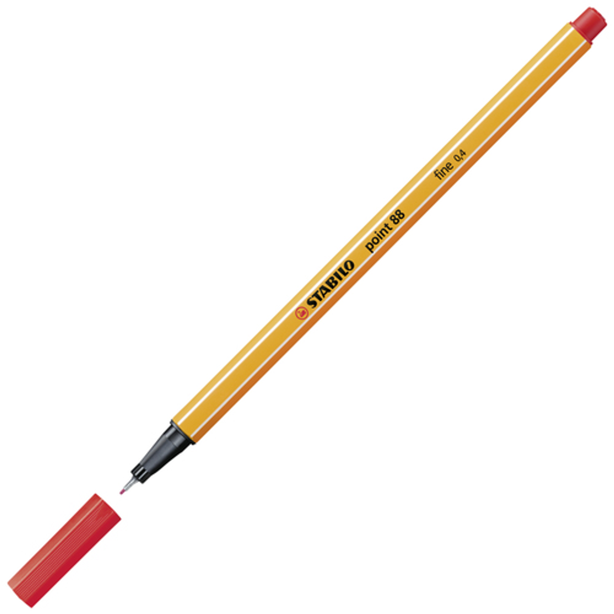 Rotulador Stabilo Point 88 Punta Fieltro Fina Trazo 0,4mm Rojo - vista 2