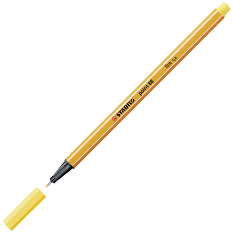 Rotulador Stabilo Point 88 Punta Fieltro Fina Trazo 0,4mm Amarillo - vista 2