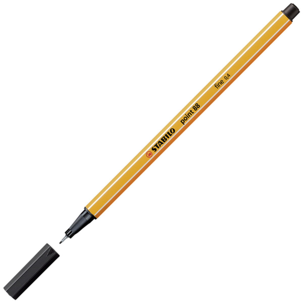 Rotulador Stabilo Point 88 Punta Fieltro Fina Trazo 0,4mm Negro - vista 2