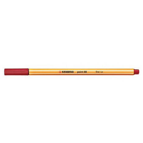 Rotulador Stabilo Point 88 Punta Fieltro Fina Trazo 0,4mm Carmin - vista 2