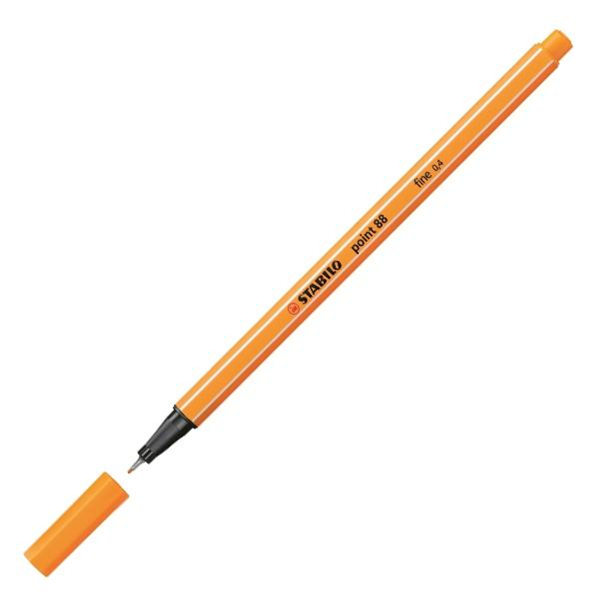 Rotulador Stabilo Point 88 Punta Fieltro Fina Trazo 0,4mm Naranja