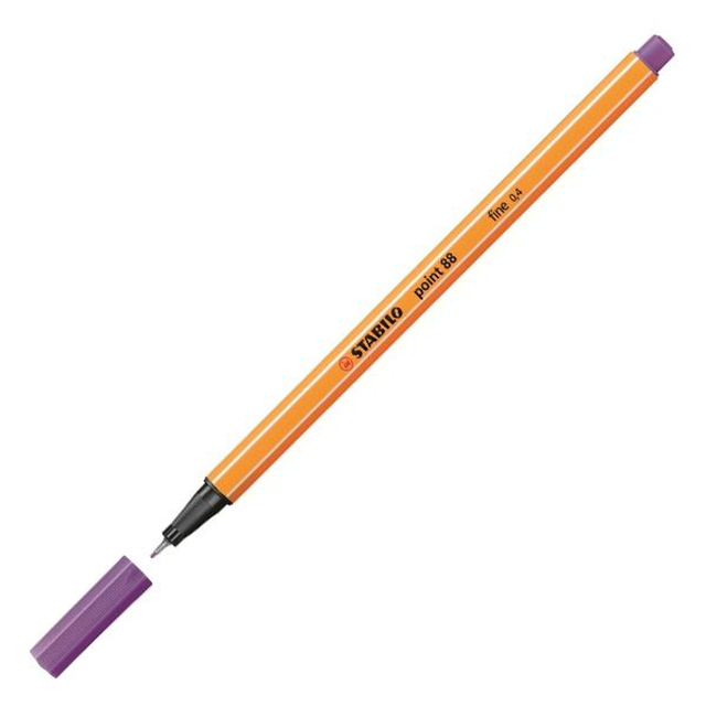 Rotulador Stabilo Point 88 Punta Fieltro Fina Trazo 0,4mm Violeta