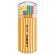 Rotulador Stabilo Point 88 - Punta 0,4 Mm - Colores Surtidos - Estuche Zebrui 20 Ud