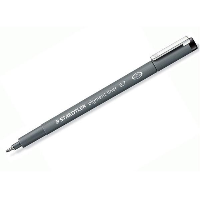 Rotulador Staedtler Calibrado Pigment Liner 308 Trazo 0,7mm Negro