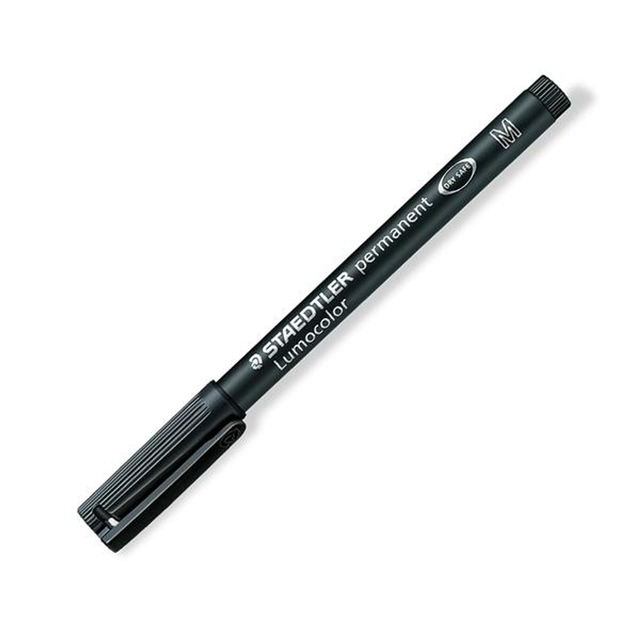 Rotulador Staedtler Permanente Lumocolor Trazo 0,9mm Negro