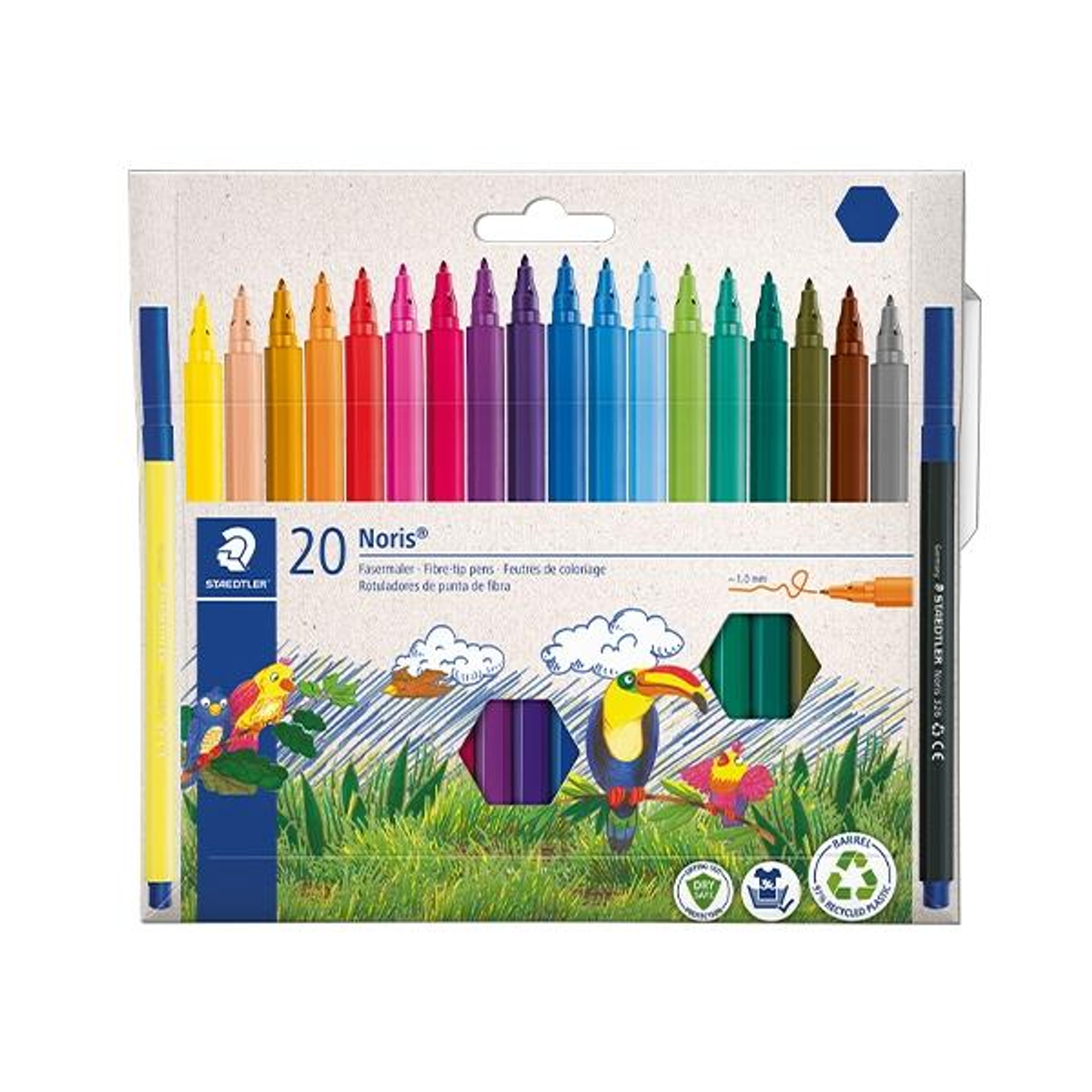 Rotulador Staedtler C.20 Rotuladores Noris Club 326 Colores Surtidos