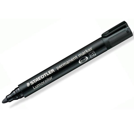 Rotulador Staedtler Marcador Permanente Lumocolor Marker - Punta Conica - Trazo 2 Negro