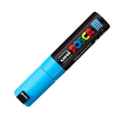 Rotulador Uni-ball Marcador Pintura Base Agua Uni Posca PC-8K Trazo 8mm Azul Claro