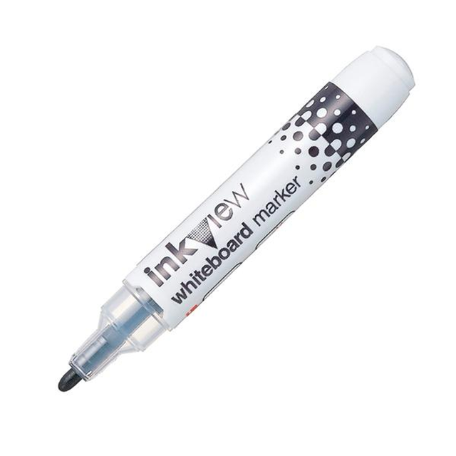 Rotulador Uni-ball Marcador Pizarra Blanca PWB-202 Punta Conica Trazo 1,8-2,2 Mm Negro