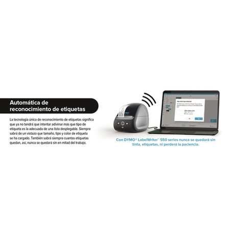 Rotuladora Dymo LW550 Térmica directa - vista 11