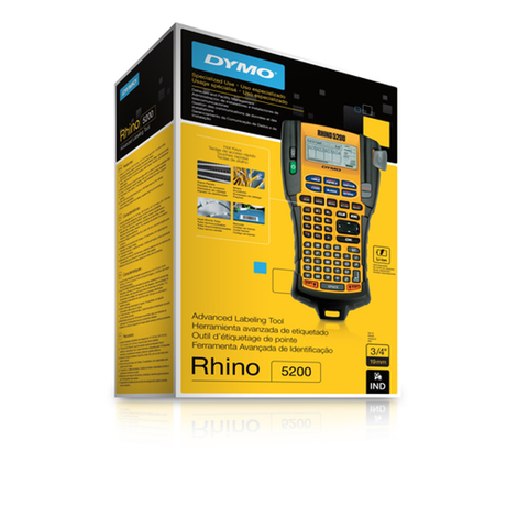 Rotuladora Dymo Rhino 5200 Transferencia térmica S0841480 - vista 4