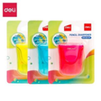 Sacapuntas Deli Bl. Afilalapices con Deposito U-touch 2 Agujeros Colores Surtidos