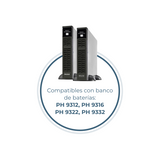 SAI PHASAK Online Rack 1000VA 900W online - vista 3