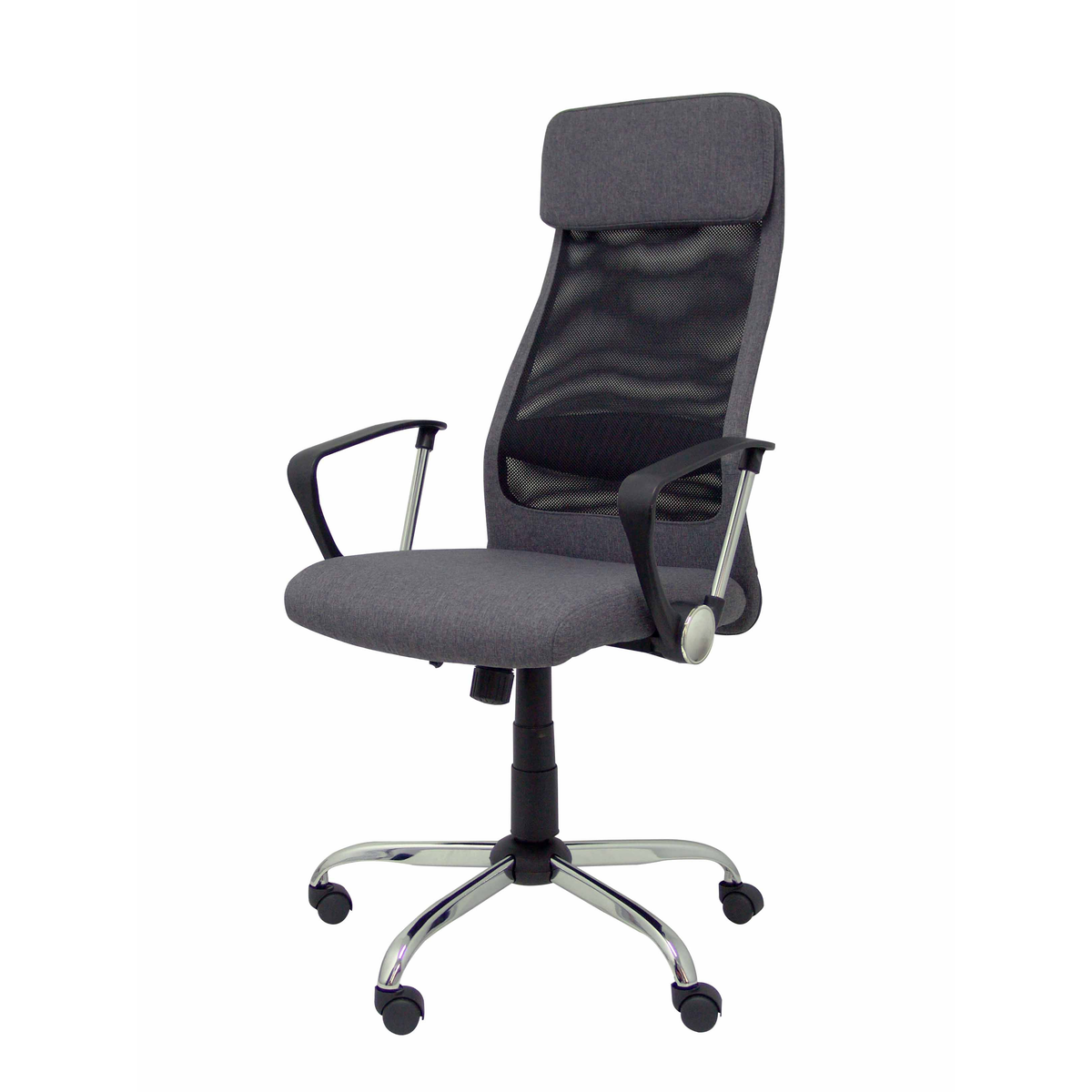 Silla de oficina Foröl Esteras Tela + Malla - Gris