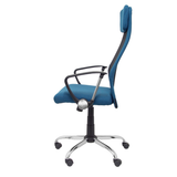 Silla de oficina Foröl Esteras Tela + Malla - Turquesa