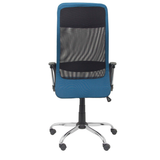 Silla de oficina Foröl Esteras Tela + Malla - Turquesa